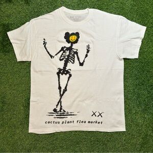 KAWS Cactus Plant Flea Market Skeleton tee